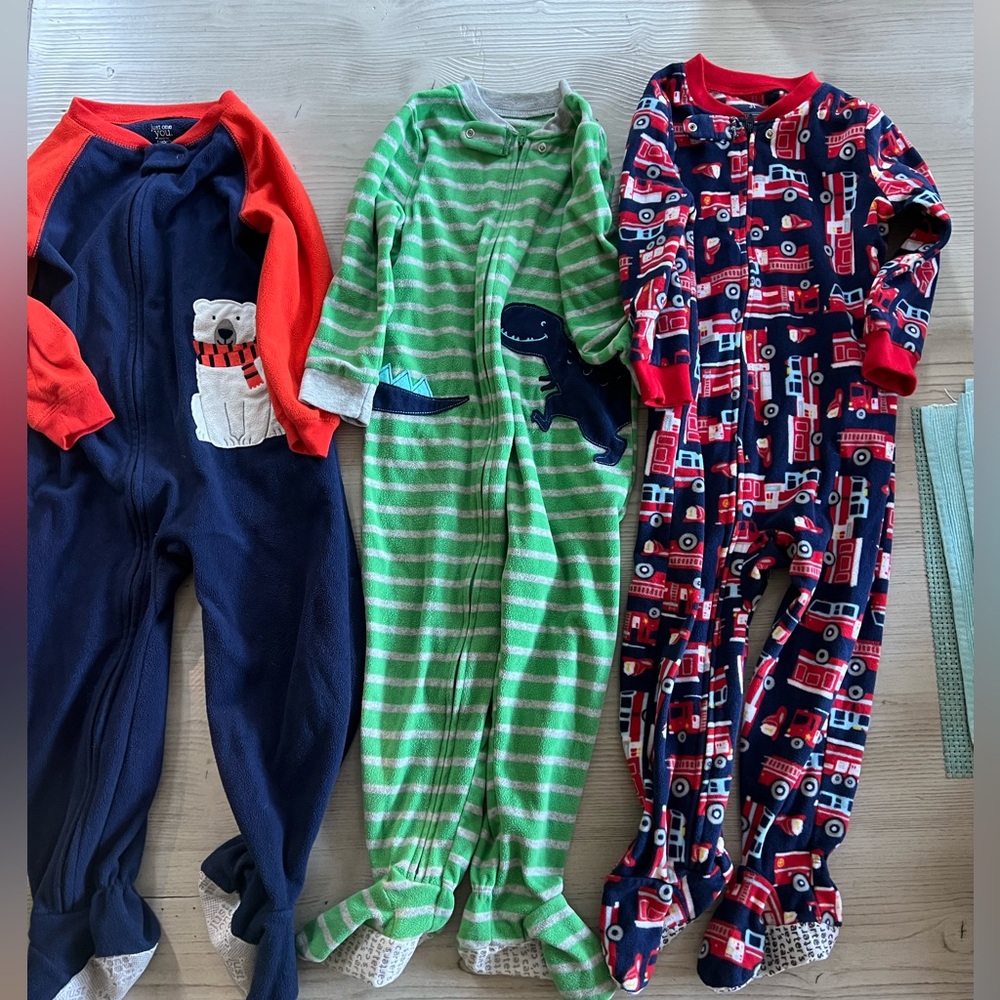 Boys pajama onesies 3T